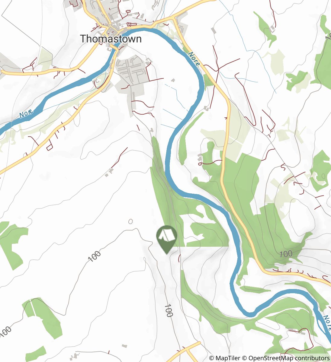 Grennan Loop Walk Thomastown map image
