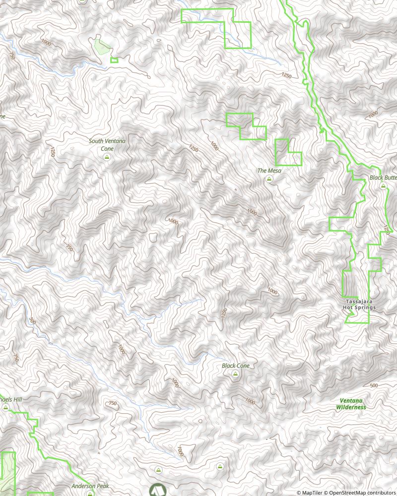 Black Cone Trail map image