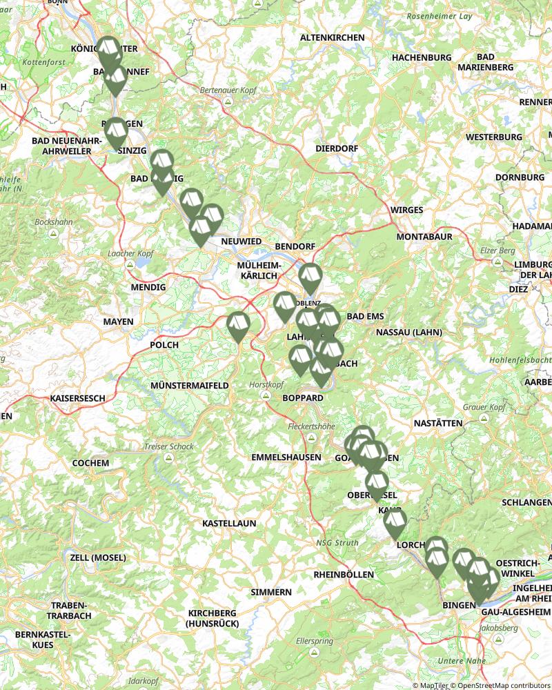 RheinBurgenWeg map image