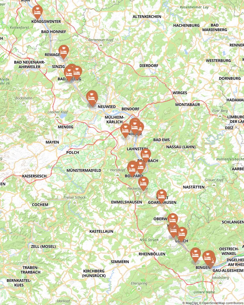 RheinBurgenWeg map image