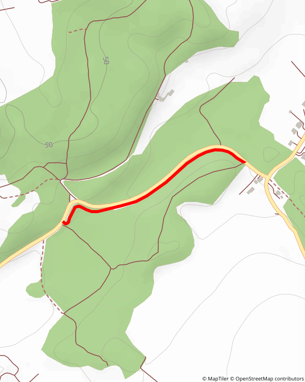 Castlefreke - Castle Cross Trail map