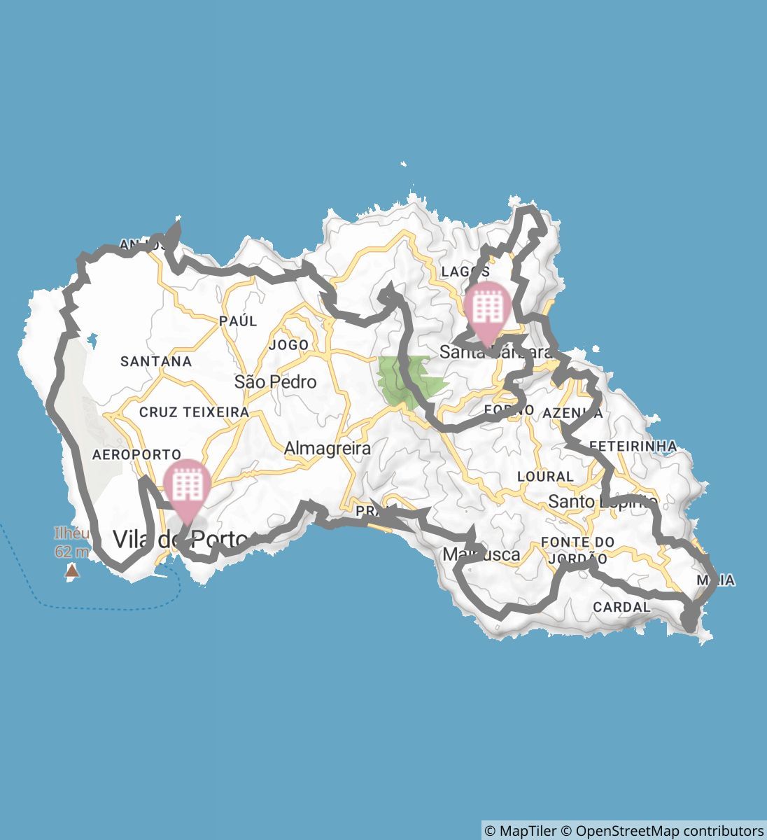Great Route of Santa Maria map image