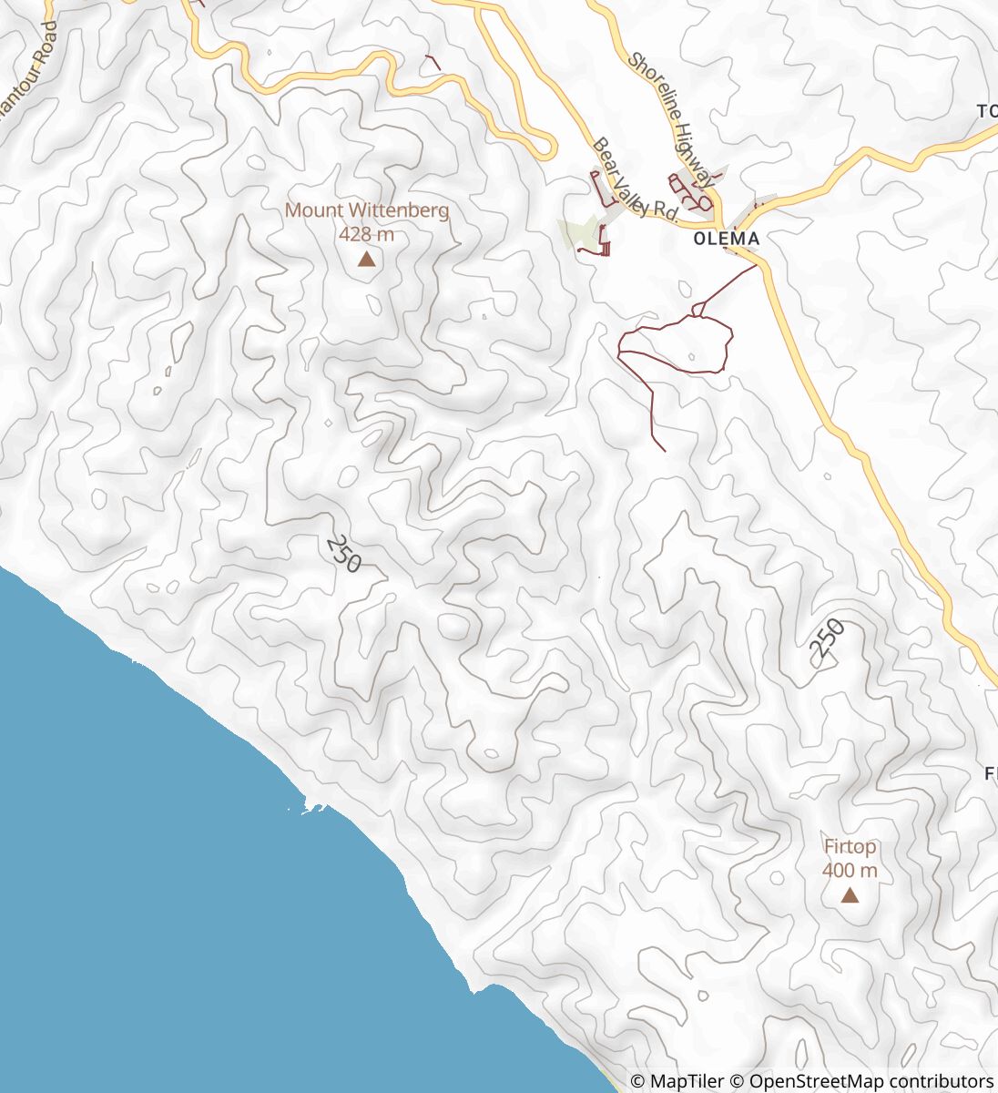 Bear Valley Loop map image