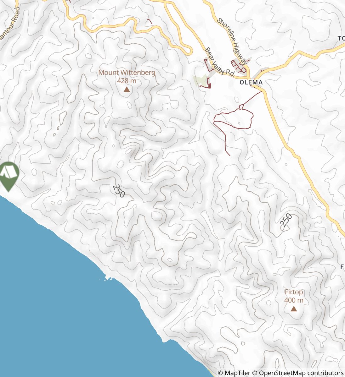 Bear Valley Loop map image