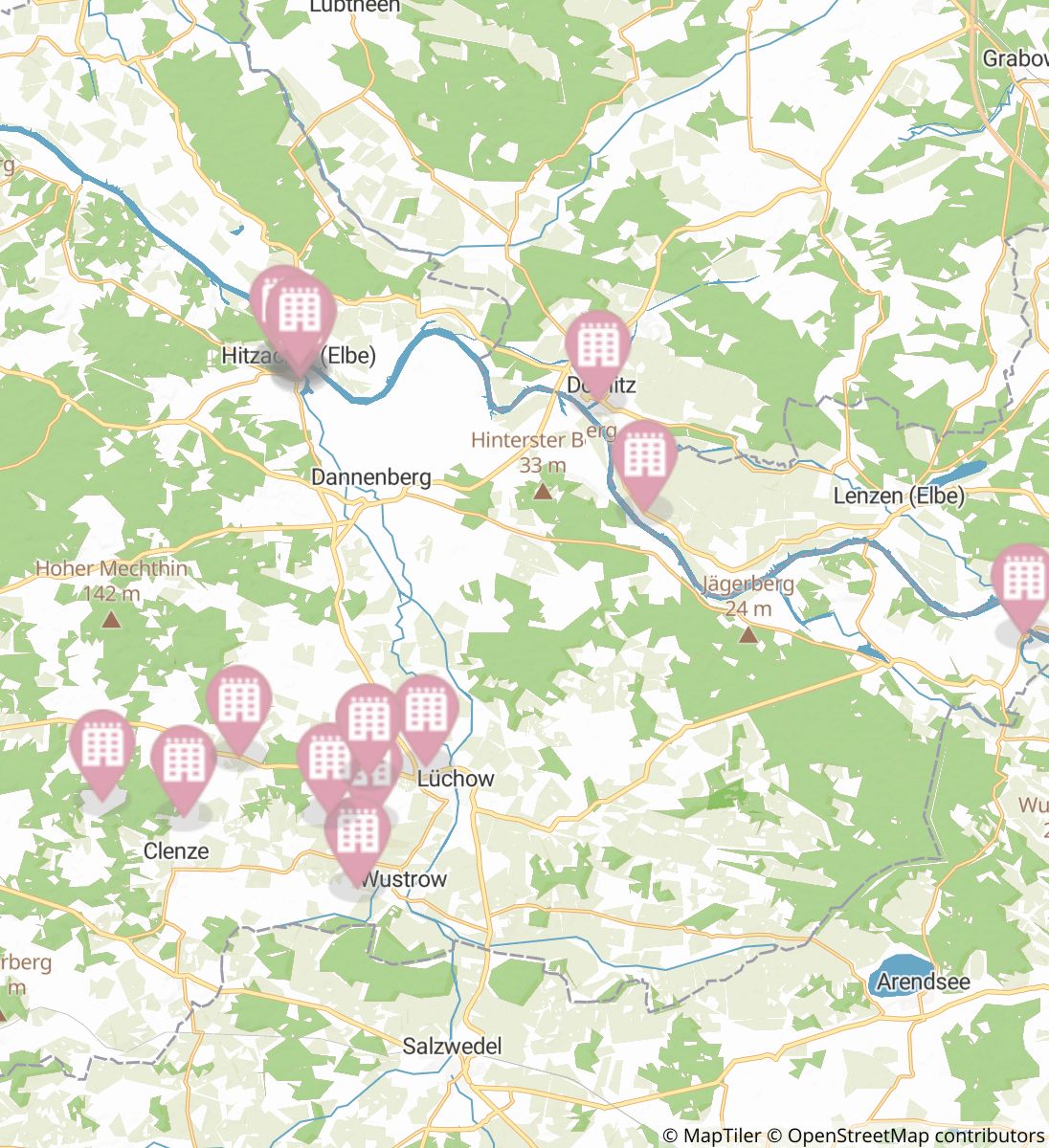 Wendland Rundweg map image