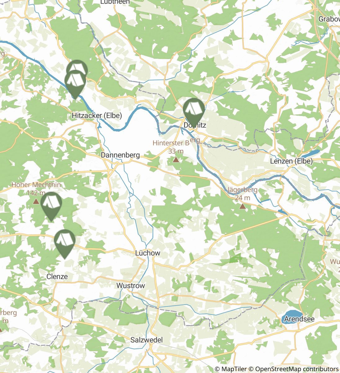Wendland Rundweg map image