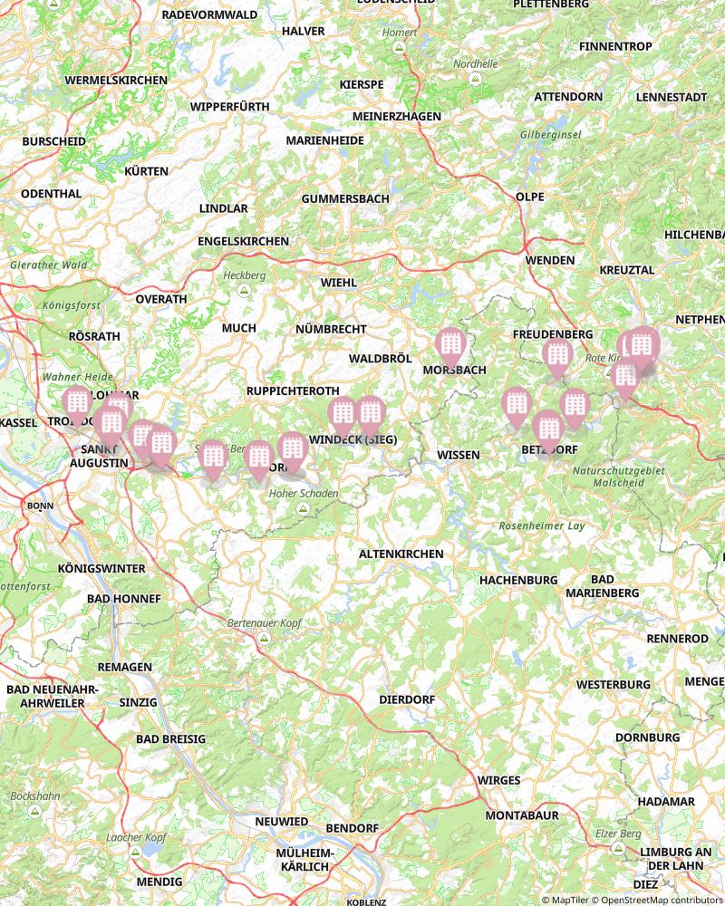 Natursteig Sieg map image