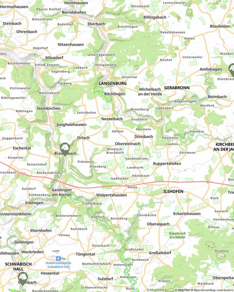 Kochersteig map image